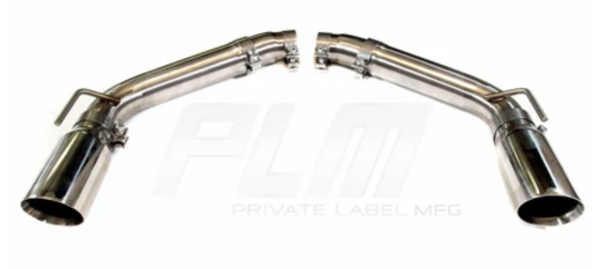 PLM® (10-15) Camaro SS/ZL1 3" Axle-Back Exhaust with Muffler Delete/4" OD Tips