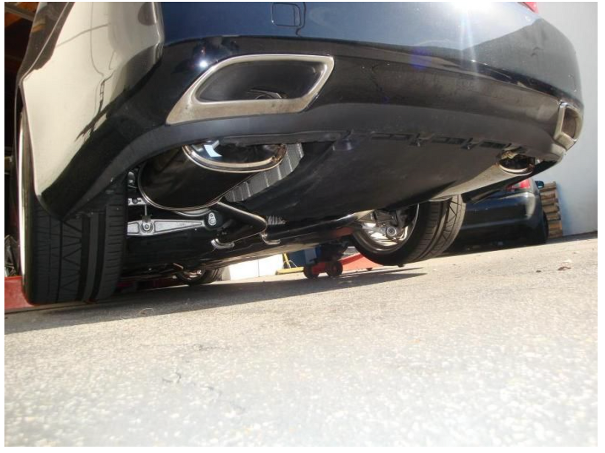 Megan Racing® (07-12) Lexus LS460 304SS 2.5" Axle-Back Exhaust with 4" OD Tips
