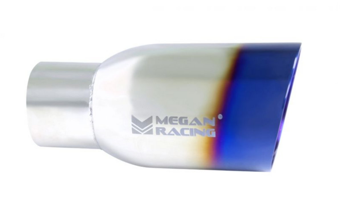 Megan Racing® Universal Burnt Roll 3.5-Inch Tip (2.5-Inch Piping)