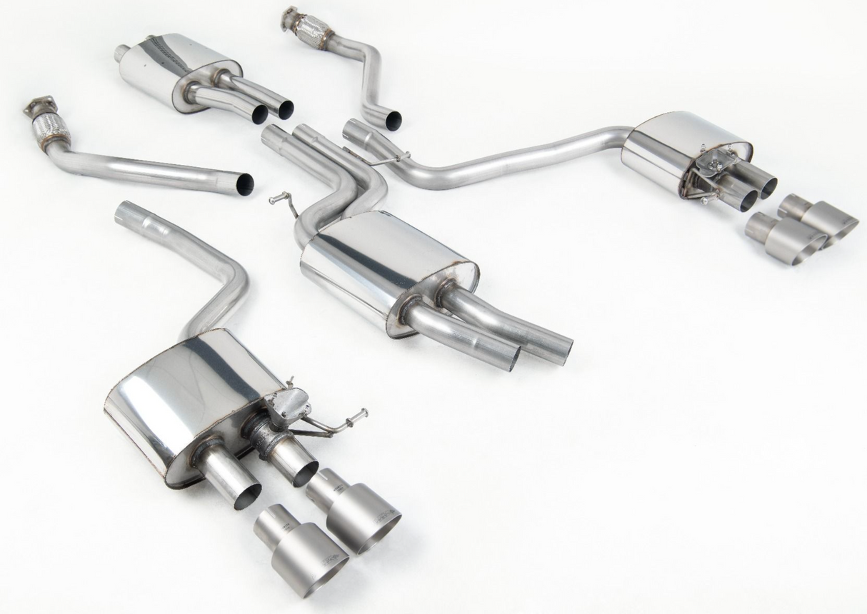 Milltek® (13-17) Audi SQ5 Resonated Cat-Back Exhaust with 4" OD Tips