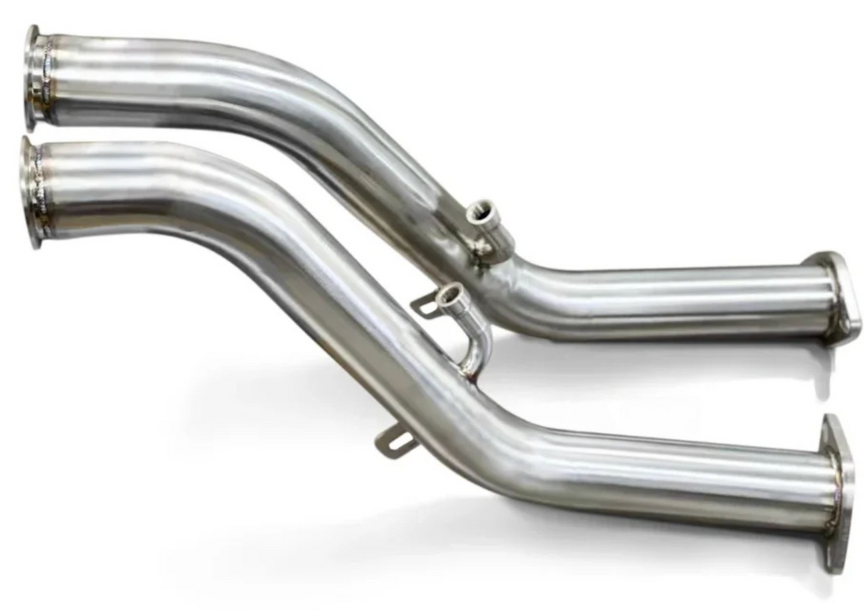 King Racing® (16-23) Infiniti Q50/Q60 3.0T 304SS 3" Catless Exhaust Down Pipes