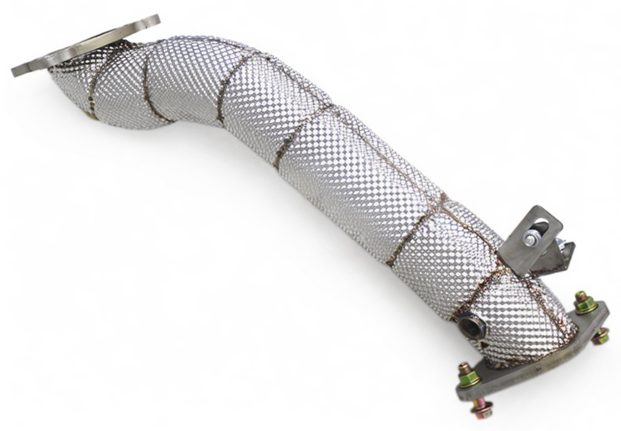 King Racing® (16-24) Chevrolet Camaro 2.0T 304SS 3' Catless Exhaust Downpipe with Heat Layer