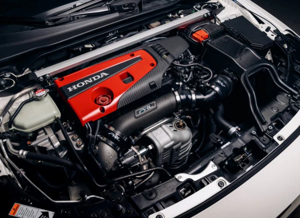 PRL Motorsports® (23+) Integra Type-S/Civic Type-R K20C1 Matte Carbon Fiber Turbocharger Inlet Pipe Kit
