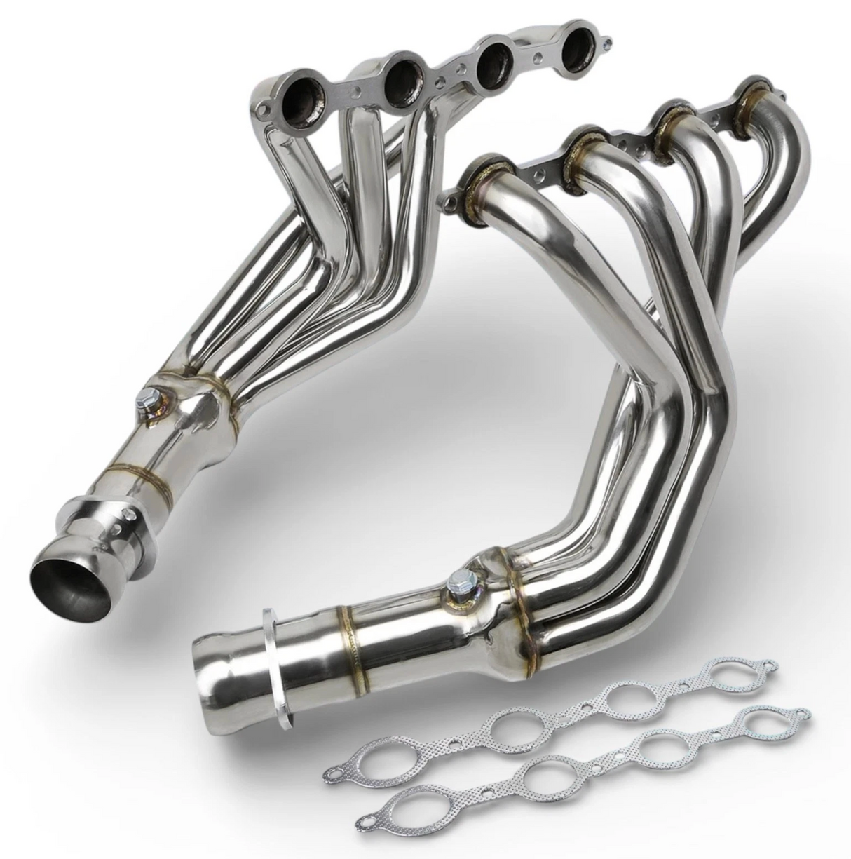 Kingman Speed® (05-13) Corvette C6 6.0L/6.2L LS2/LS3 304SS 1-7/8" Long Tube Exhaust Headers