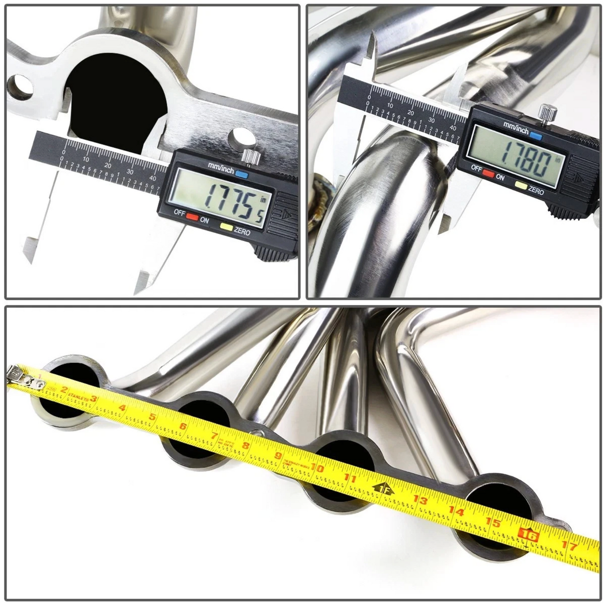 Kingman Speed® (05-13) Corvette C6 6.0L/6.2L LS2/LS3 304SS 1-7/8" Long Tube Exhaust Headers