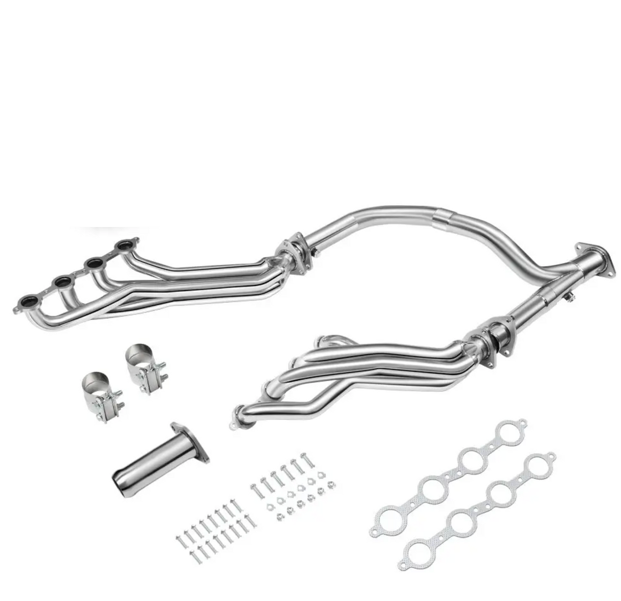 (07-14) GM SUV/Truck V8 304SS 1-7/8" Long Tube Headers with Catless Y-Pipe