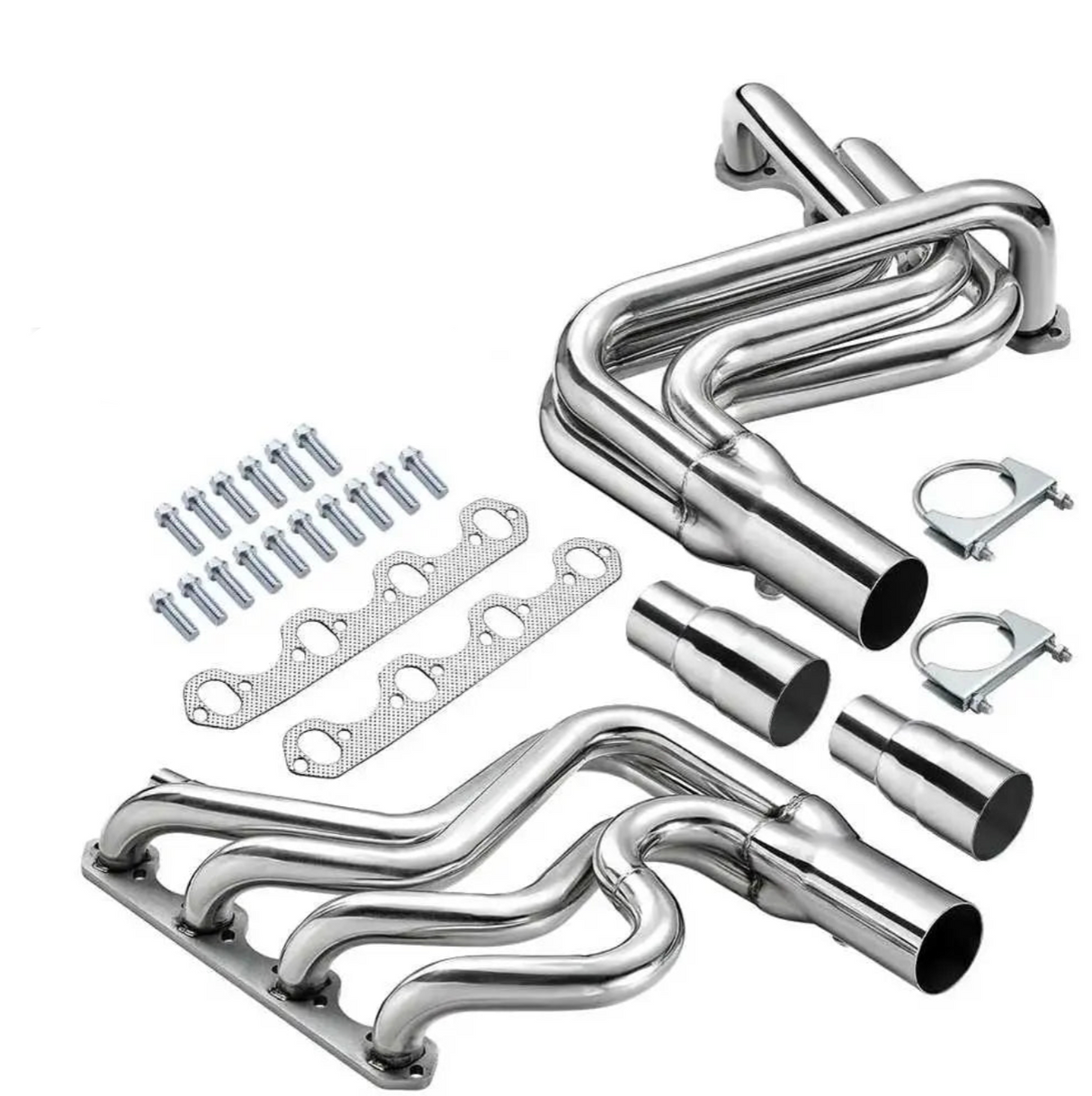 (87-95) Ford Bronco/F-150/F-250 5.8L 304SS 3" Long Tube Headers