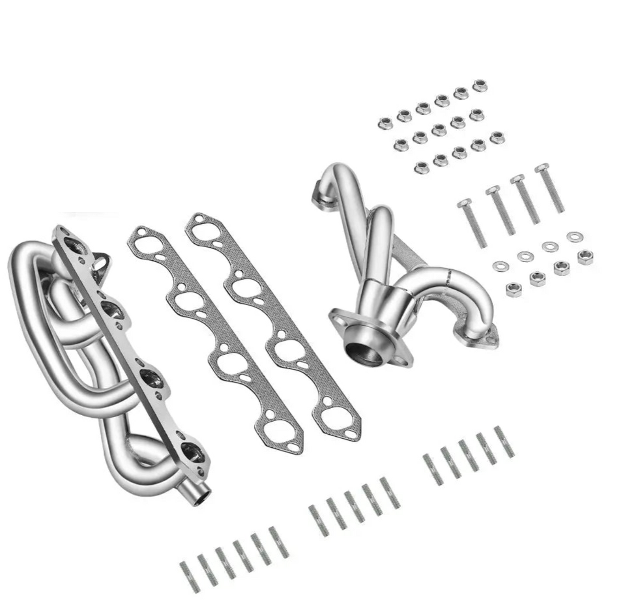 (87-95) Ford Bronco/F-150/F-250 5.8L 304SS 3" Short Tube Headers