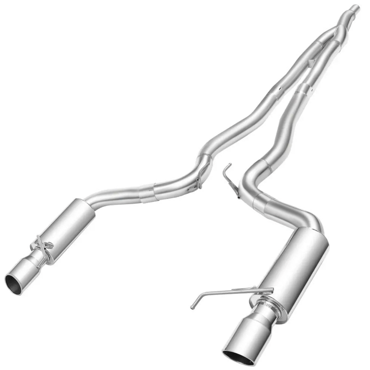 15-23 Ford Mustang 2.3L EcoBoost 3" Cat-Back Exhaust with N1 4" OD Tips