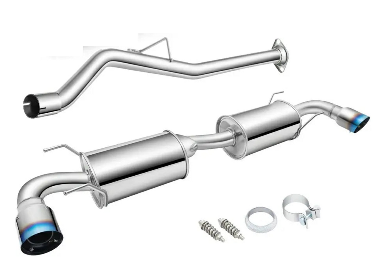 (04-08) Mazda RX-8 1.3L 304SS 2.5" Cat-Back Exhaust with 3.5" OD Burnt Tips