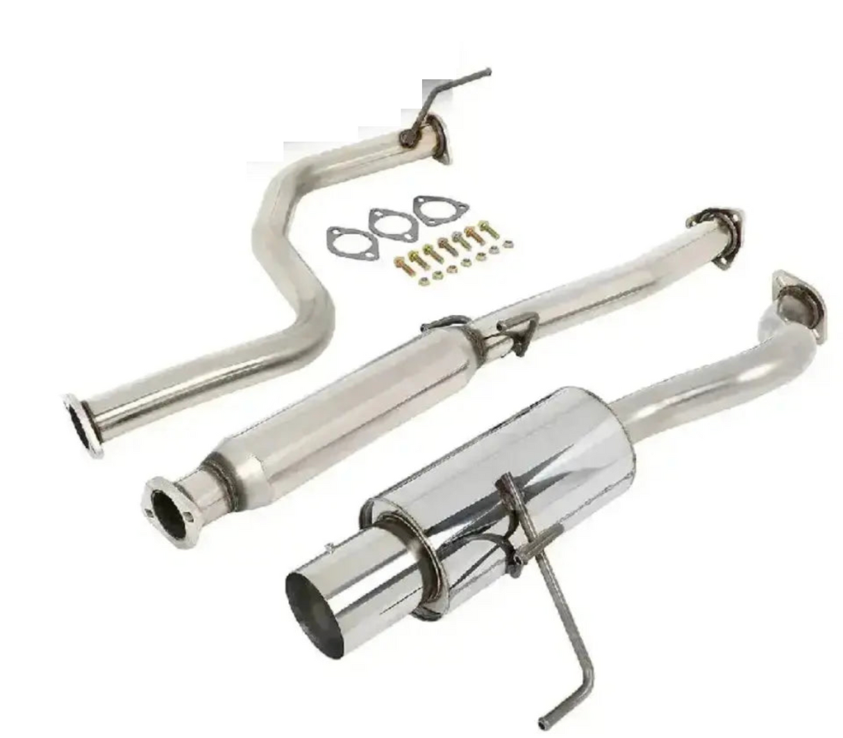 (92-95) Honda Civic 1.5L/1.6L 2.25" Cat-Back Exhaust with 4" OD Tip