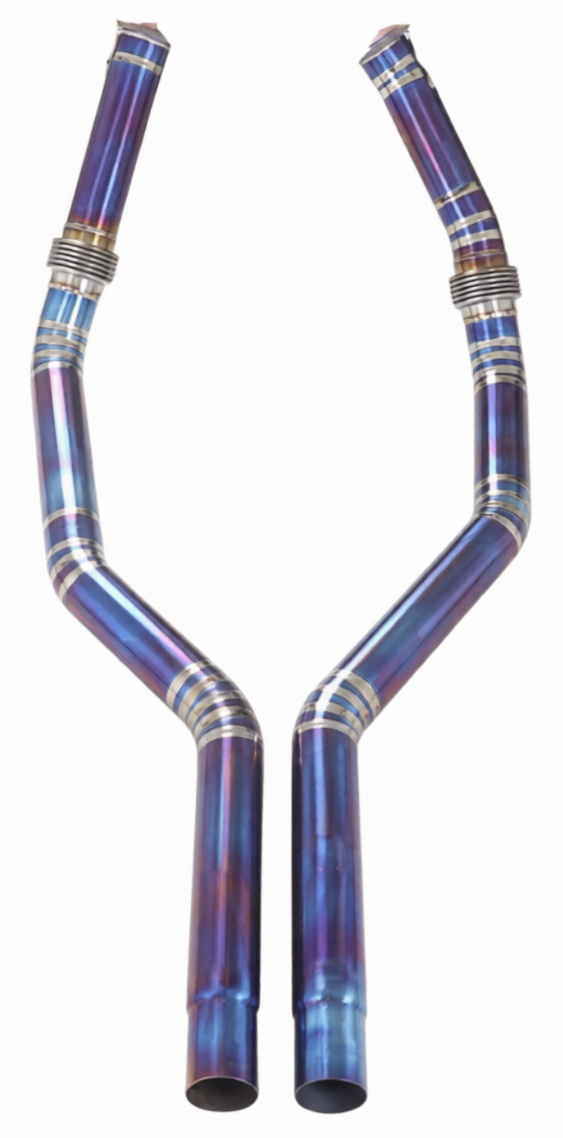 18-25 Audi RS4 B9/RS5 F5 2.9L Titanium Catless Exhaust Mid-Pipes