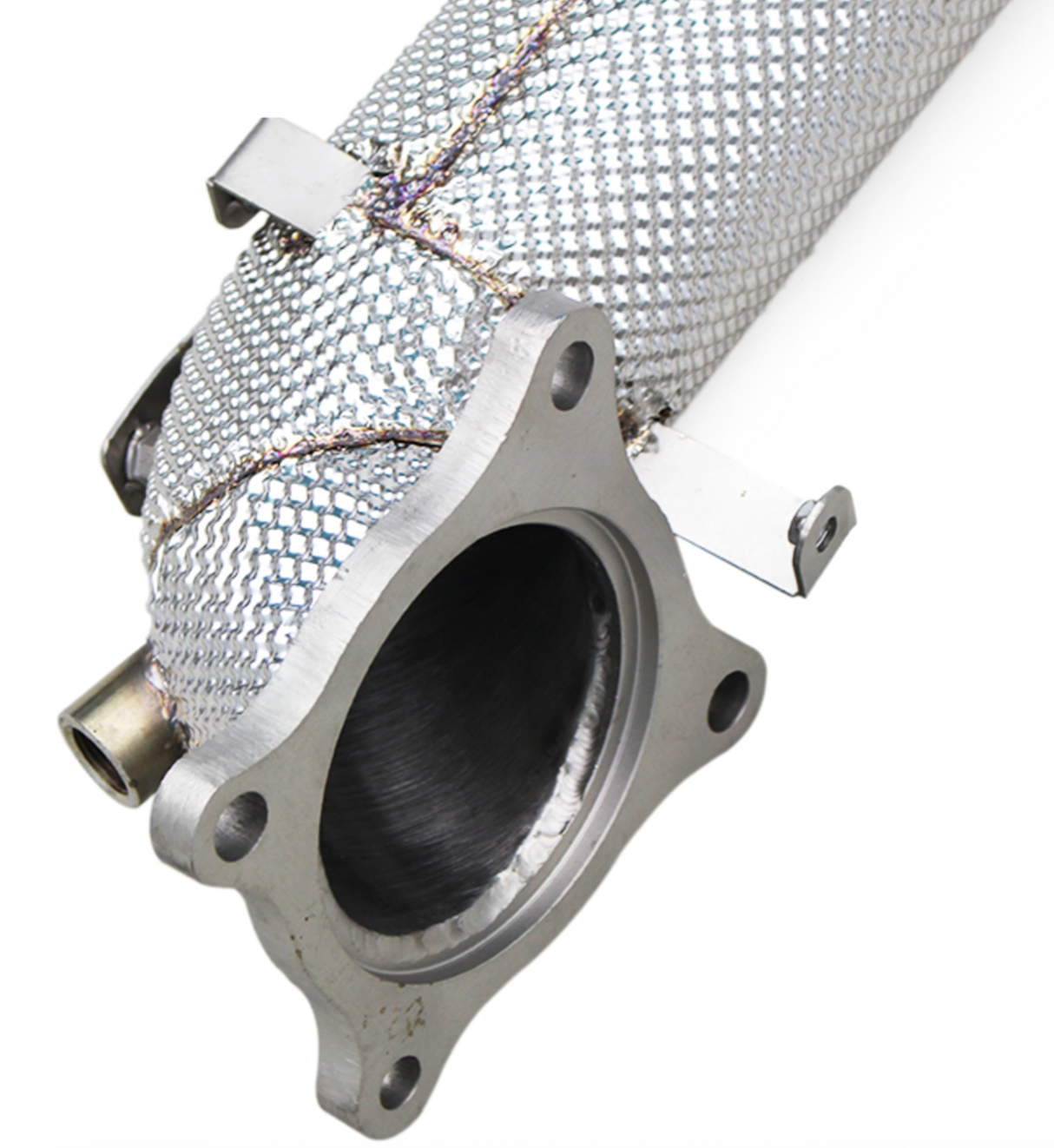 Kingman Speed® Honda Civic Type-R FK8/FL5 304SS 3" Catless Exhaust Down + Front Pipe with Heat Wrap Layer