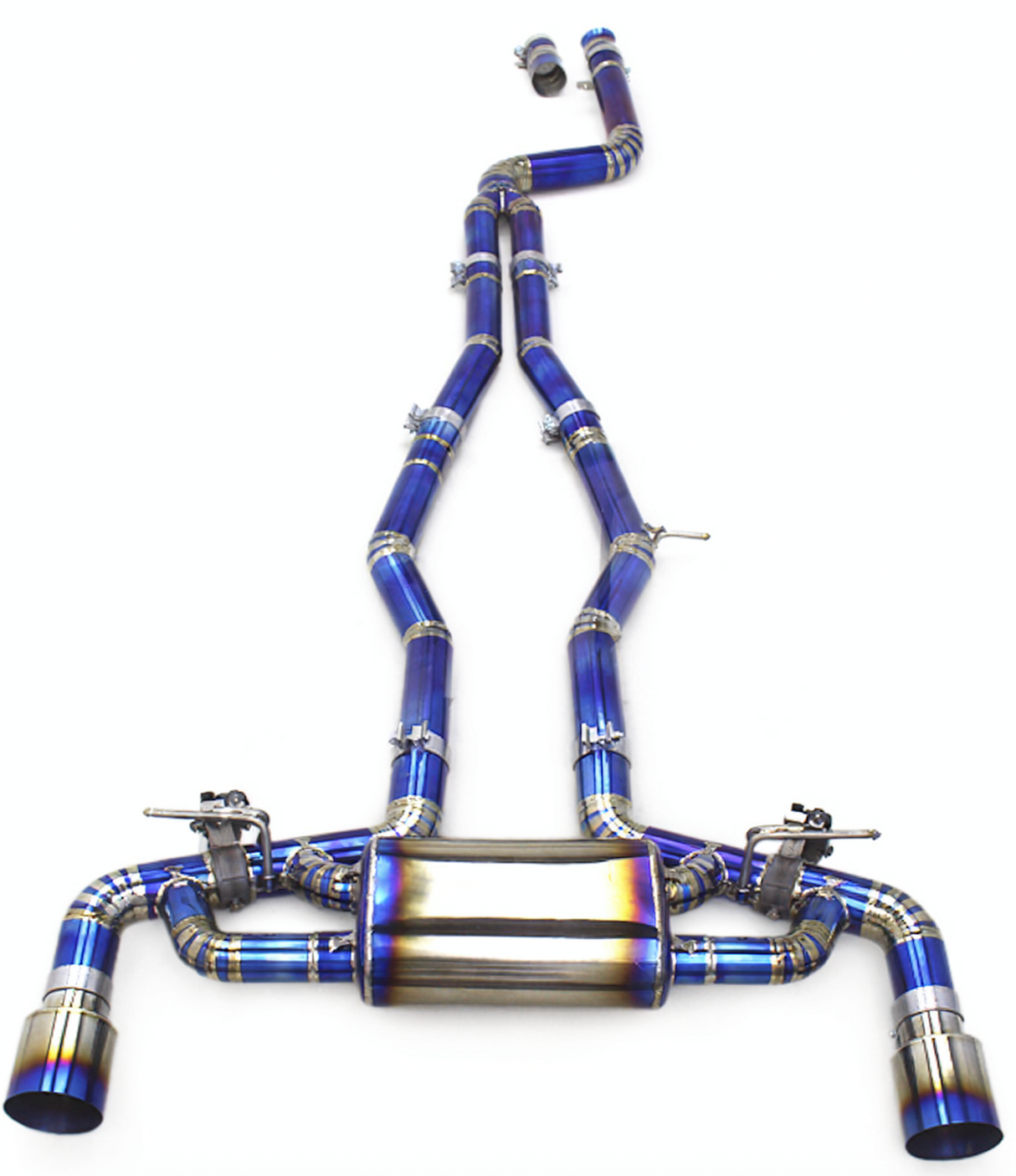 Toyota GR Supra 3.0 B58B30 Blue Titanium Valved Cat-Back Exhaust