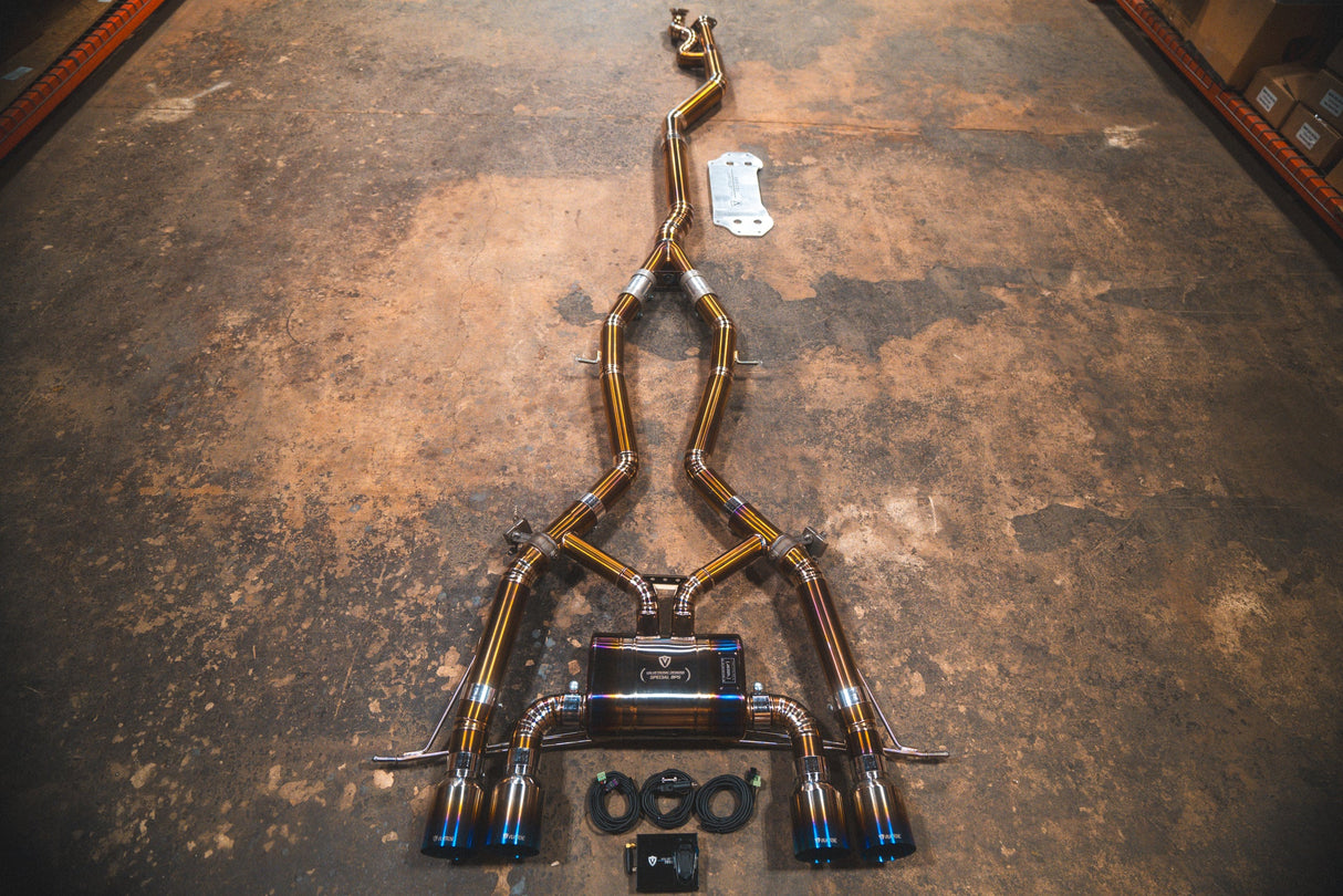 Valvetronic Designs® (20-25) BMW M3/M4 G8x Valved Sport Cat-Back Exhaust with 4" OD Tips
