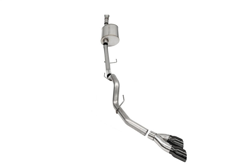 Corsa 2021-2025 Ford F-150 SuperCab/6.5in Bed 5.0L V8 Sport Cat-Back Single Side Exit-Black PVD