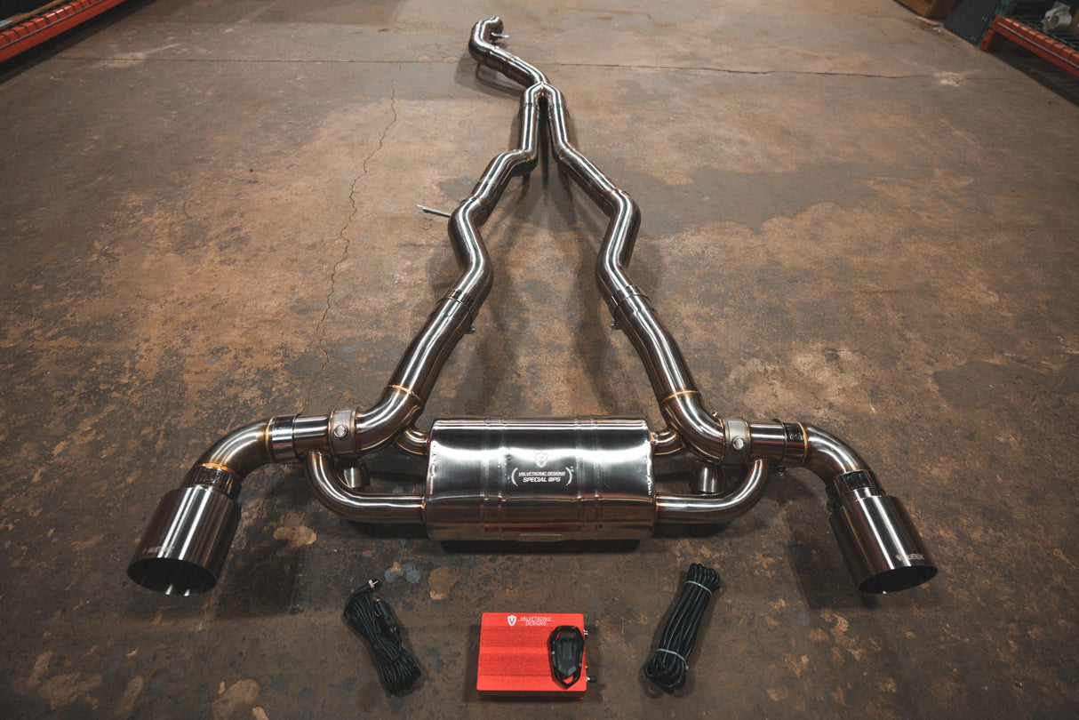 Valvetronic Designs® Toyota GR Supra A90/A91 Valved Sport Cat-Back Exhaust with 4" OD Tips
