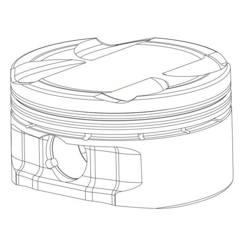 CP Piston & Ring Set for Acura/Honda K24 w/K20A/A2 Bore 87.50mm Size +.50mm Compression Ratio 12