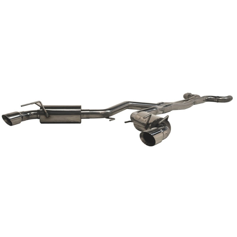 MBRP 2010 Chev Camaro V8 6.2L 6 Speed Dual Cat Back Round Tips (11 Conv. MUST purchase mbrpAD1710)