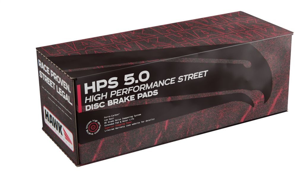 HAWK Performance HPS 5.0 High Performance Street Brake Pads - Fits Front YSCPF4a & YSCPF6a / Rear YSCPR6b Calipers