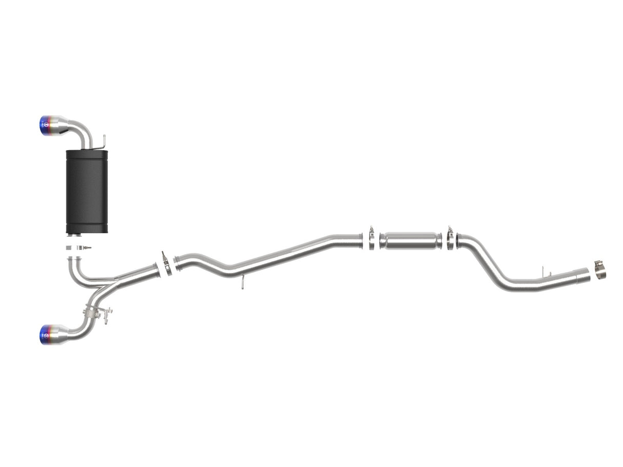Takeda® (20-24) Toyota GR Supra 3" to 2-1/2" 304SS Cat-Back Exhaust