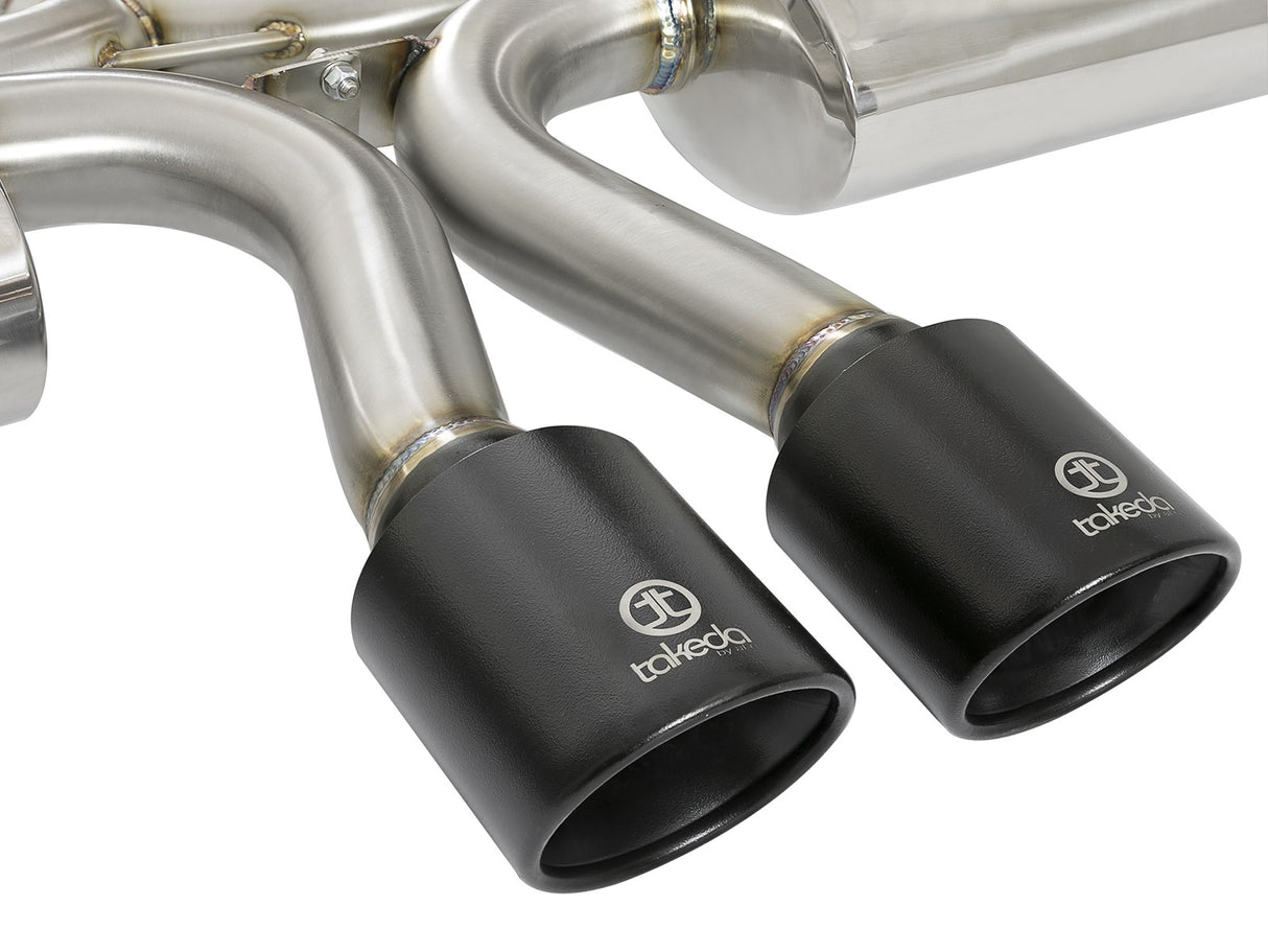 Takeda® (17-20) Civic Si Coupe 3" to 2-1/2" 304SS Cat-Back System