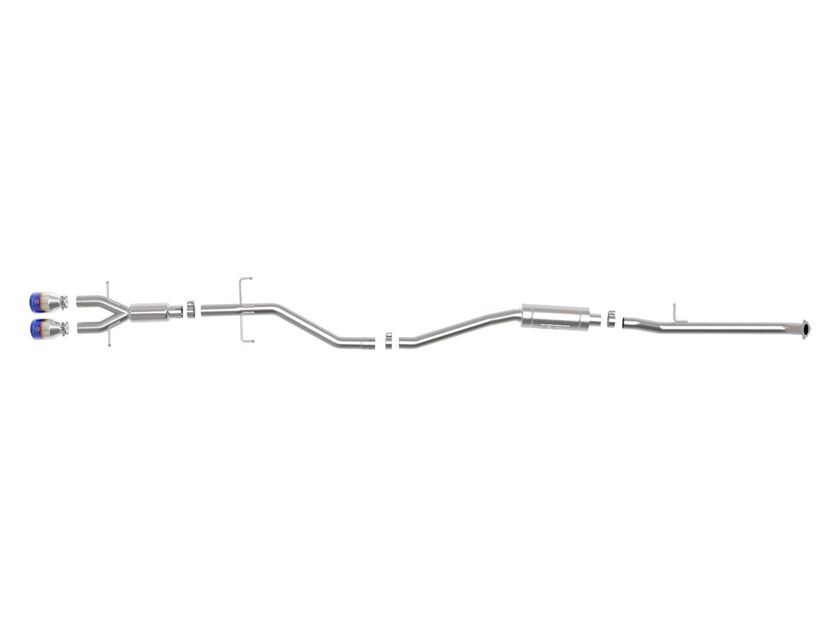 Takeda® (17-20) Civic Si Sedan 2-1/2" 304SS Cat-Back System