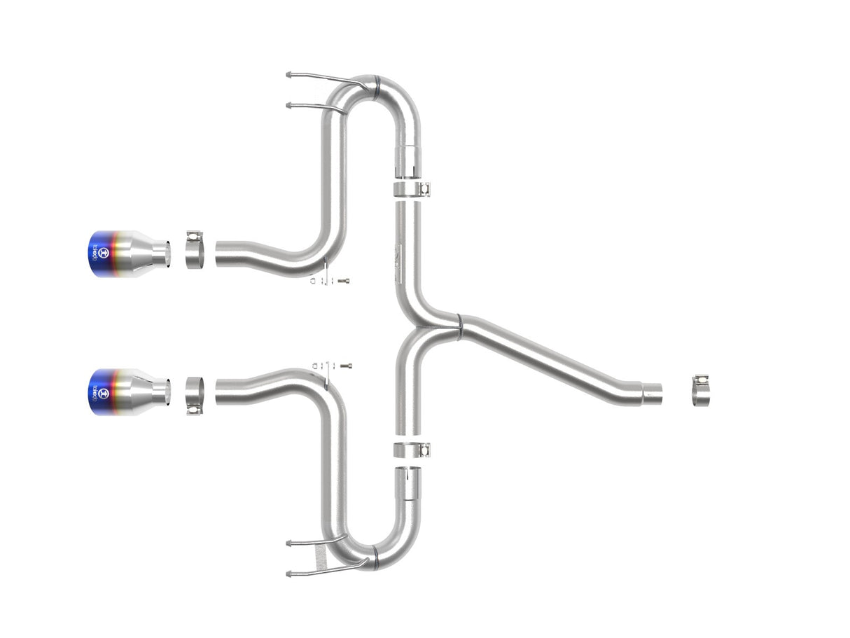 Takeda® (17-21) Civic Hatchback 2-1/2" 304SS Cat-Back System