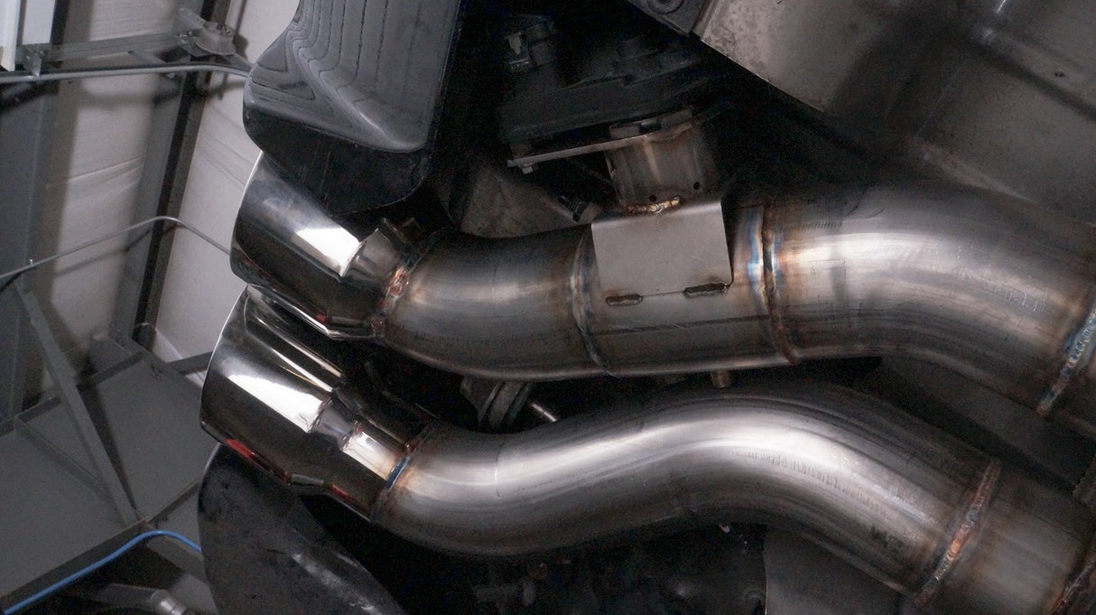 Stainless Works® (16-20) CTS-V Turbo 304SS Cat-Back Exhaust System W/ Quad Rear Exit
