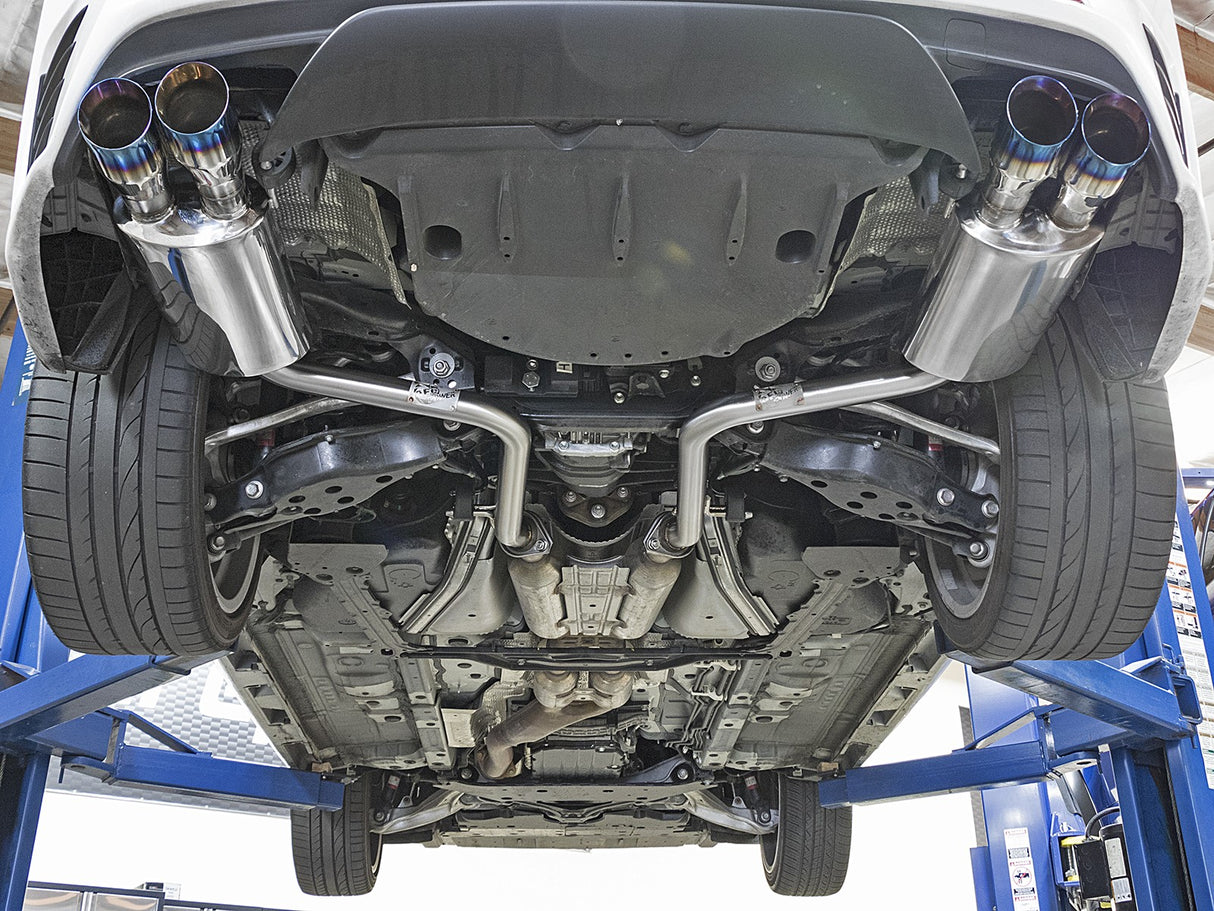 Takeda® (15-23) Lexus RC200t/RC300/RC350 2" 304SS Axle-Back Exhaust
