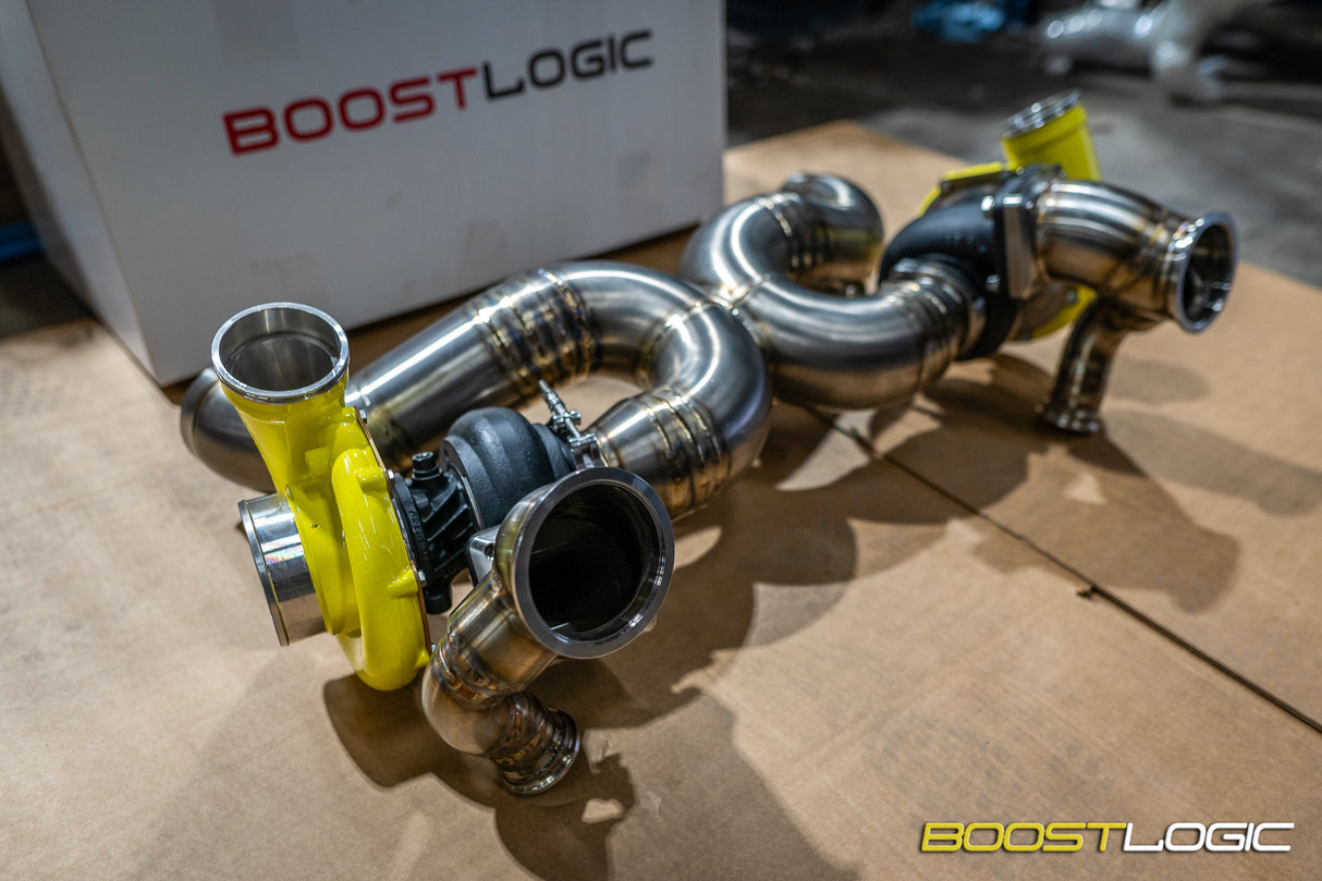 Boost Logic® (14-23) Audi R8/Lambo Huracán Billet & Carbon Fiber Intake Manifold