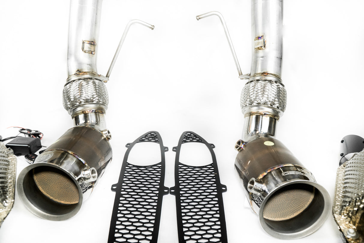 FabSpeed® (16-20) McLaren 570S / 540C "600LT Style" Valvetronic Sport Catalytic Converter Exhaust System