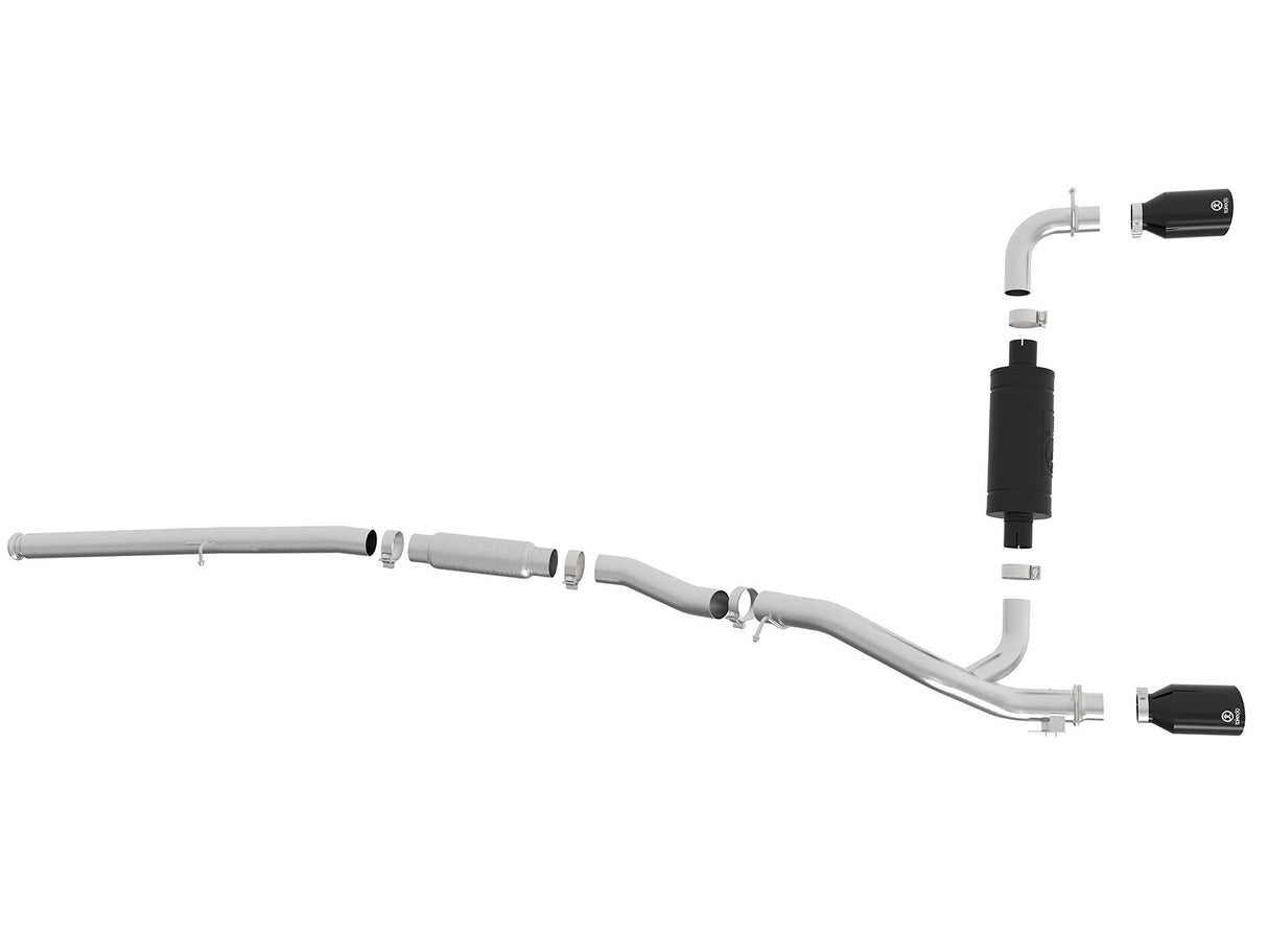 Takeda® (16-18) Focus RS EcoBoost 3" 304SS Cat-Back System