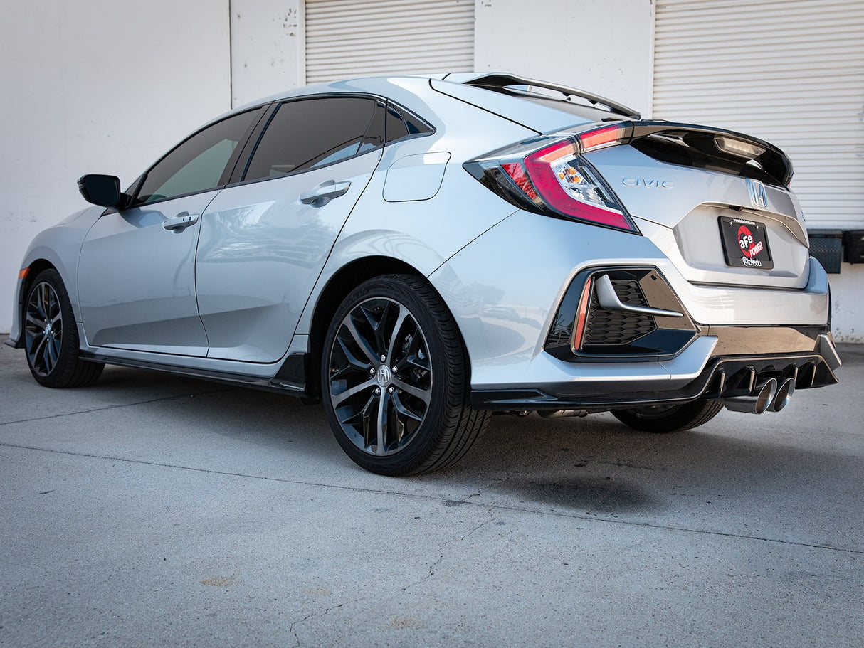 Takeda® (17-21) Civic Hatchback 2-1/2" 304SS Cat-Back System