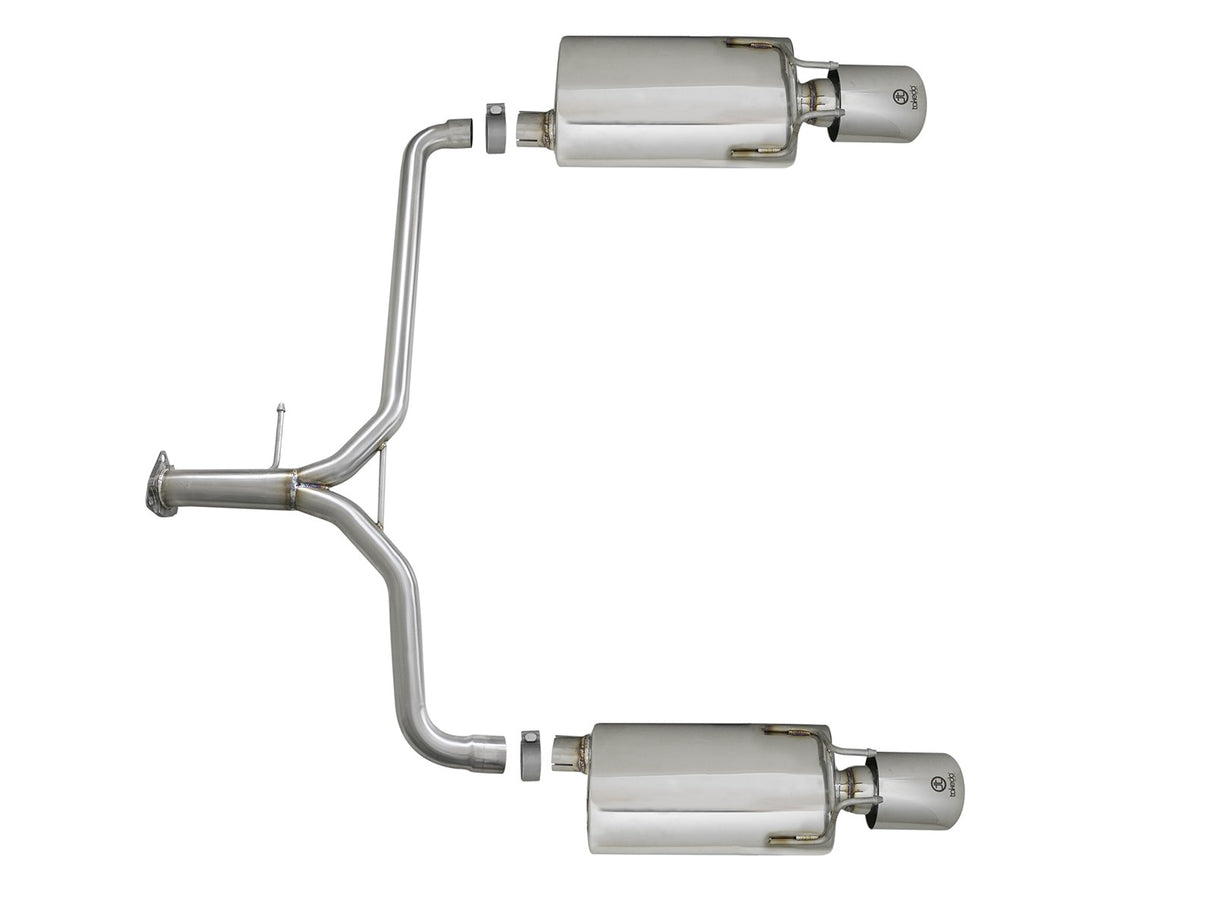 Takeda® (13-17) Accord Sedan 2-1/4" to 1-3/4" 304SS Axle-Back System