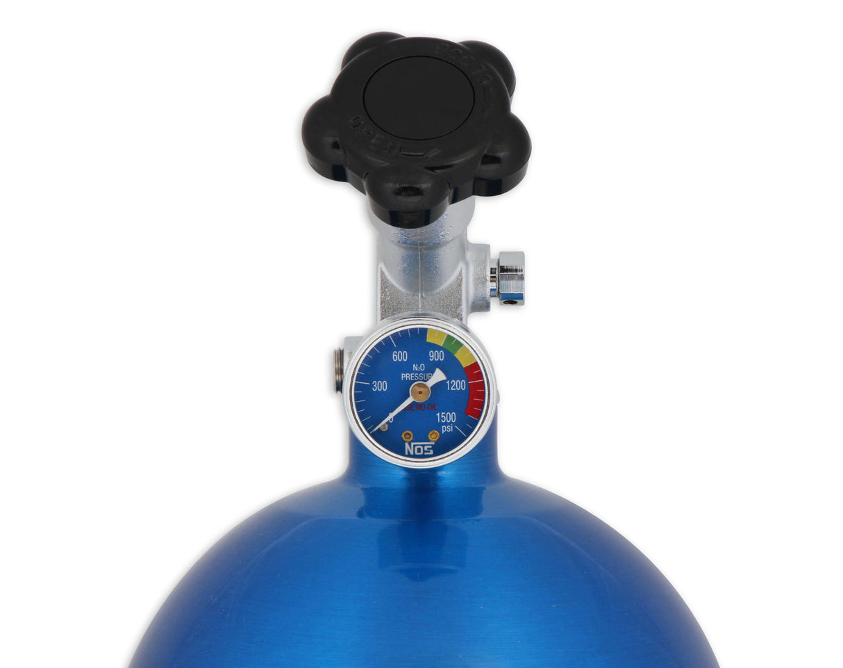 NOS® Nitrous Bottle & Mini Hi-Flo Valve - 10 Second Racing