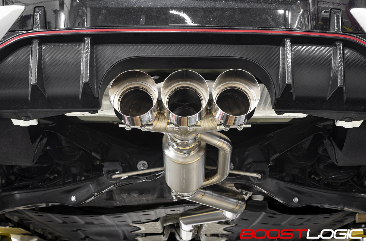 Boost Logic® (17-21) Civic Type-R Titanium Cat-Back Exhaust System