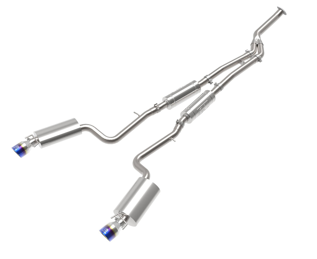 Takeda® (16-23) Lexus IS200t/IS300 2.0L 3" to 2.5" 304SS Cat-Back Exhaust