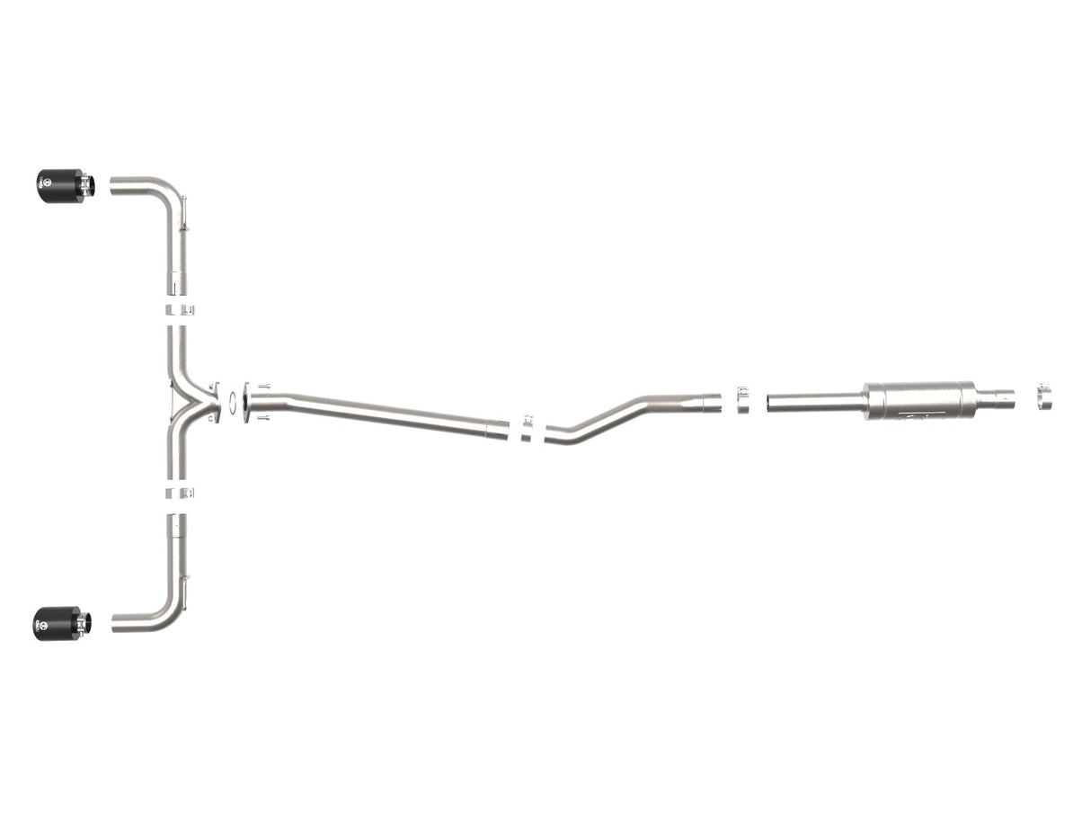 Takeda® (14-18) Mazda 3 Hatchback 304SS 2.5"Cat-Back System