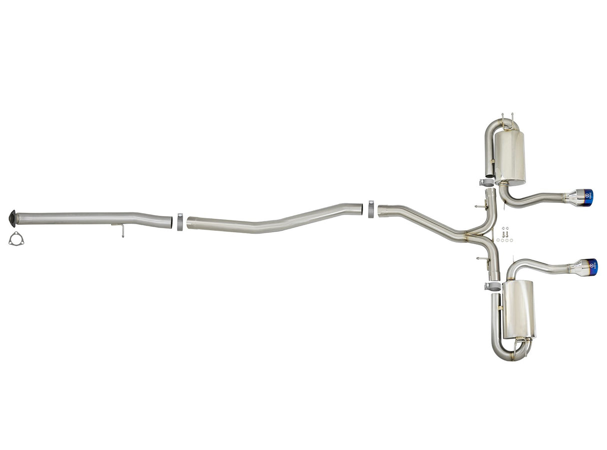 Takeda® (17-20) Civic Si Sedan 3" to 2-1/2" 304SS Cat-Back System