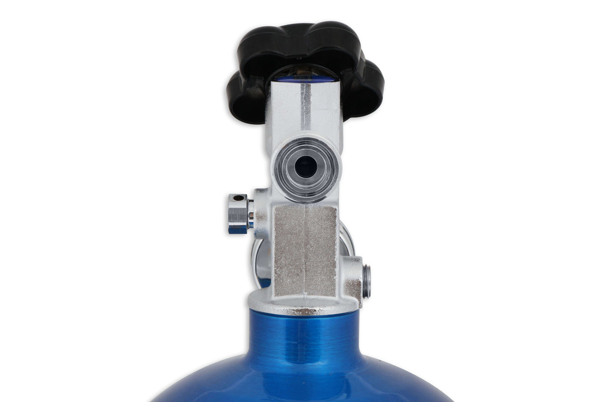 NOS® Nitrous Bottle & Mini Hi-Flo Valve - 10 Second Racing