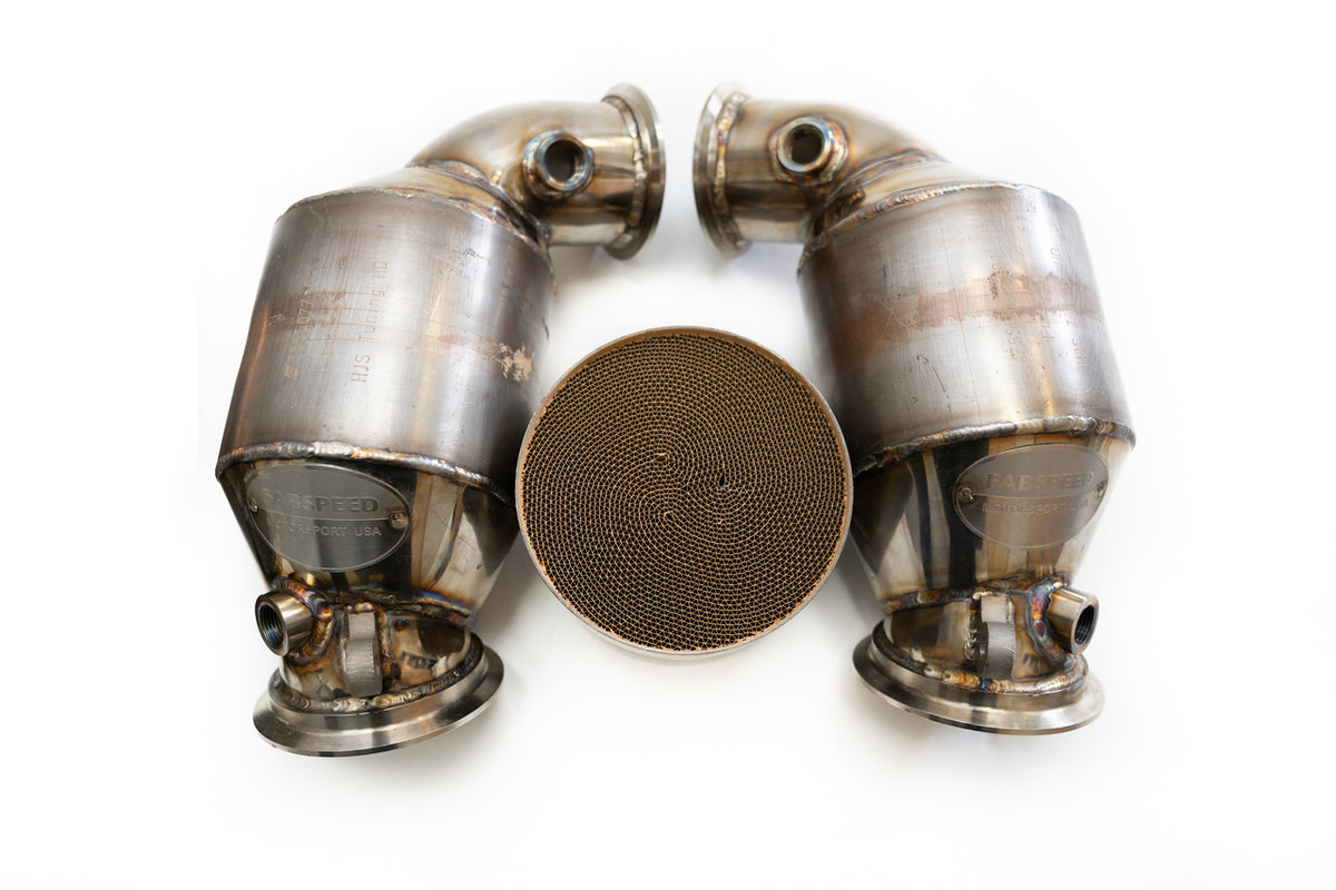 FabSpeed® (17-20) BMW M5 F90 Primary Sport Catalytic Converter Downpipes