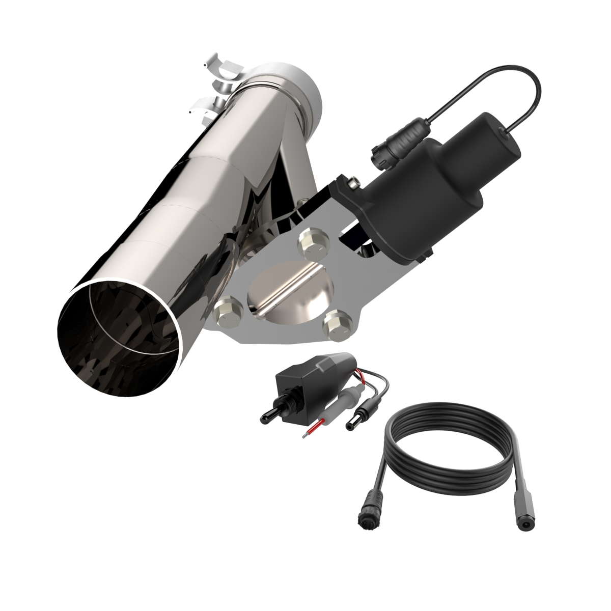 QTP® (19-23) Ford Ranger 304SS 2.5" Aggressor Valvetronic Mid-Pipe (5.1/6.1" Short Bed)