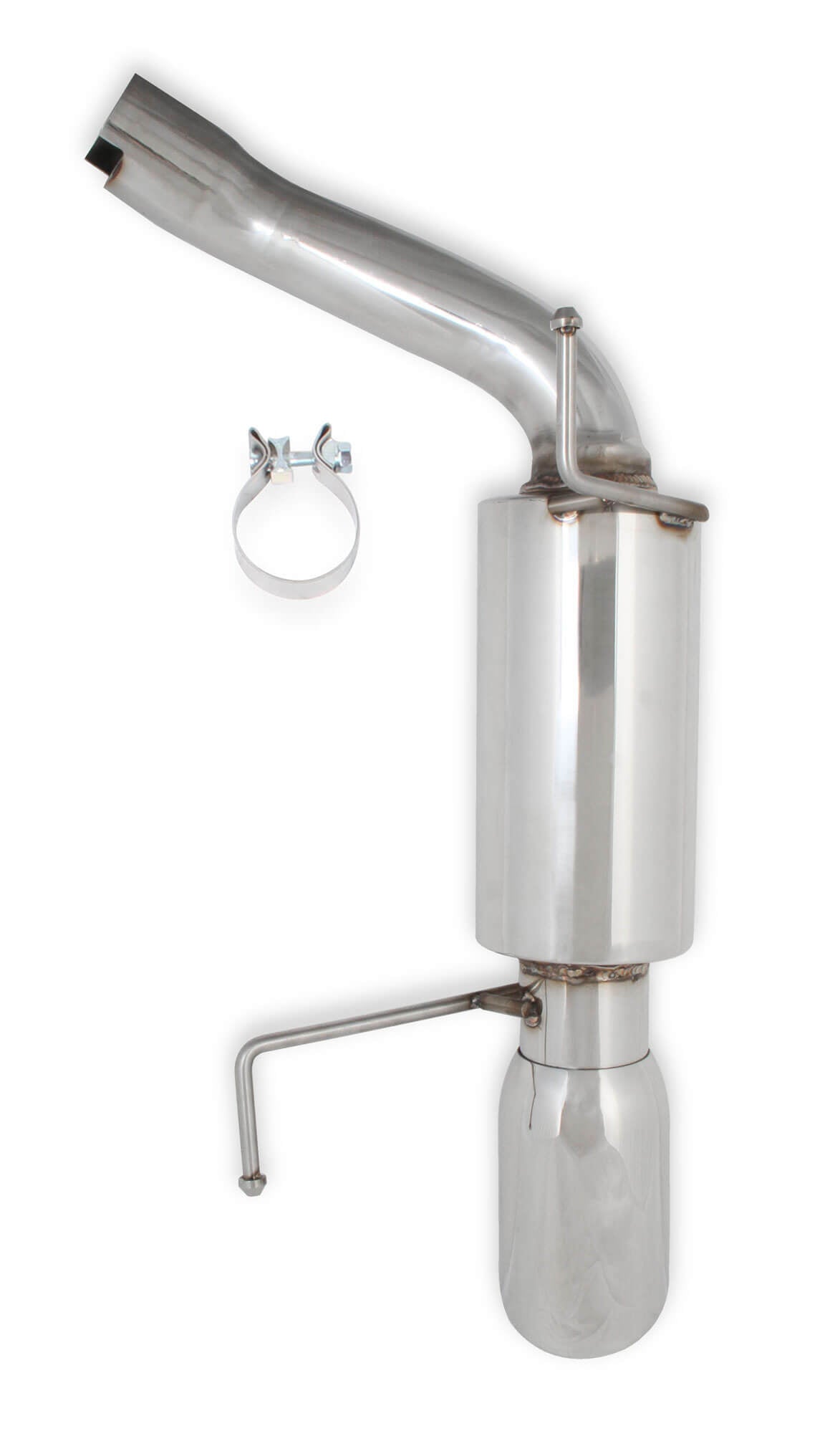 Flowtech® (05-10) Mustang V6 409SS 2.5" Axle-Back System with Muffler