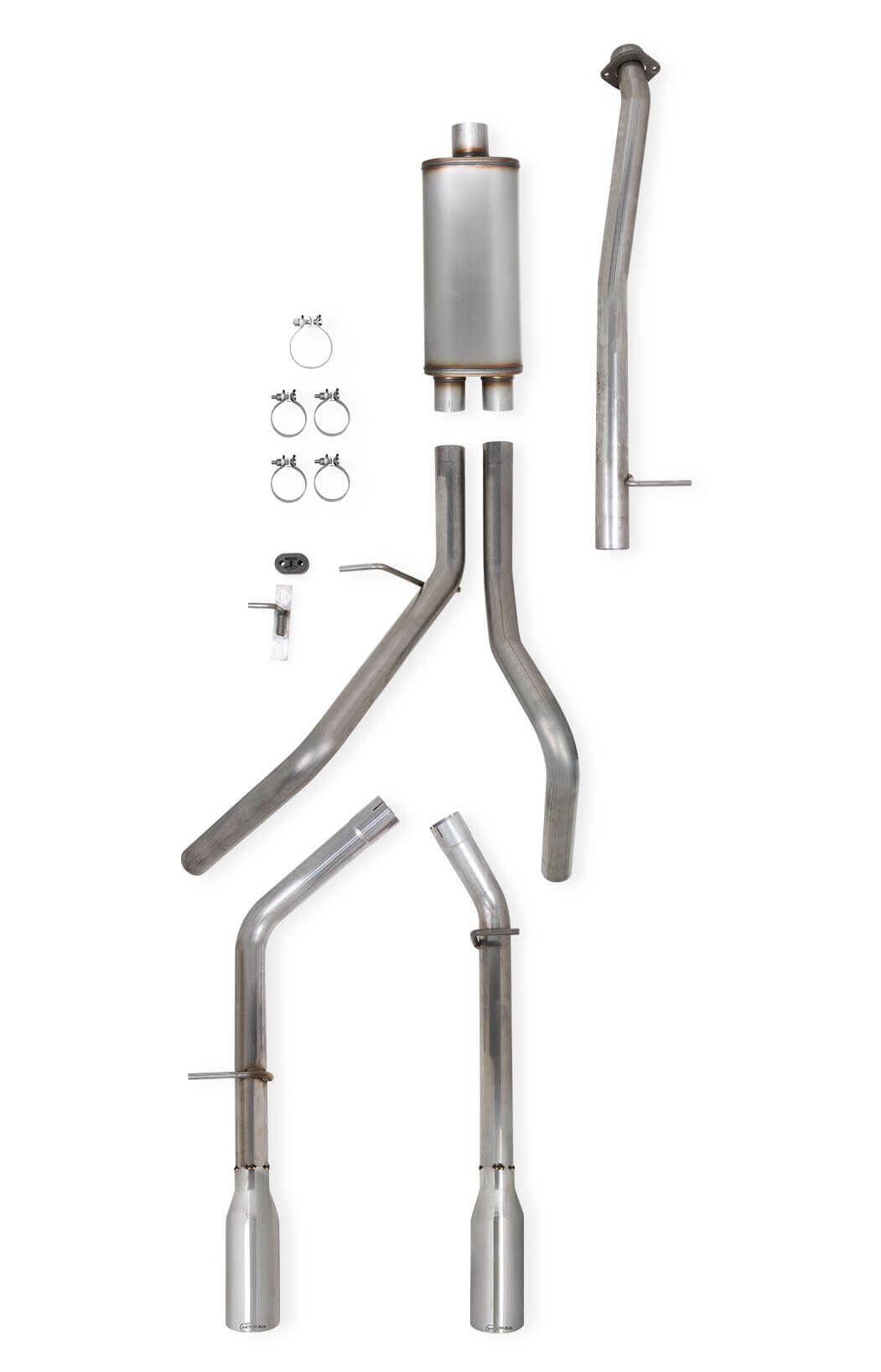 Hooker® (04-07) Silverado/Sierra 409SS 3" Cat-Back System with Dual Rear Exit (Crew/Ext Cab-143" WB)