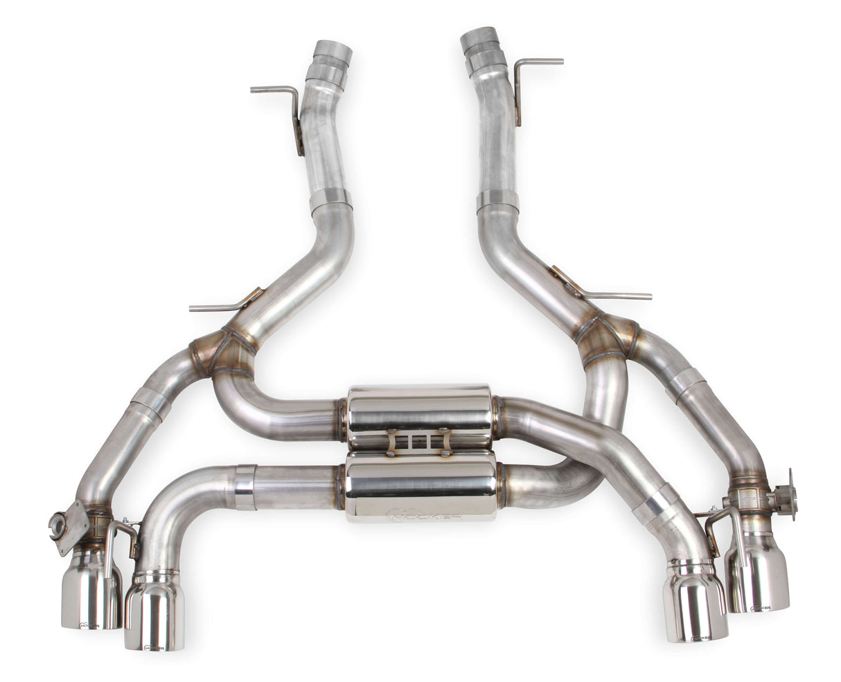 Hooker® BlackHeart (16-20) Camaro 6.2L NPP Axle-Back Exhaust System