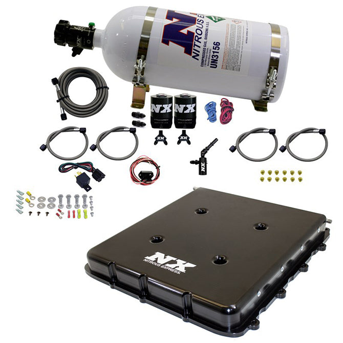 Nitrous Express® GM LT4 Nitrous Oxide System with Billet Supercharger Lid - 10 Second Racing