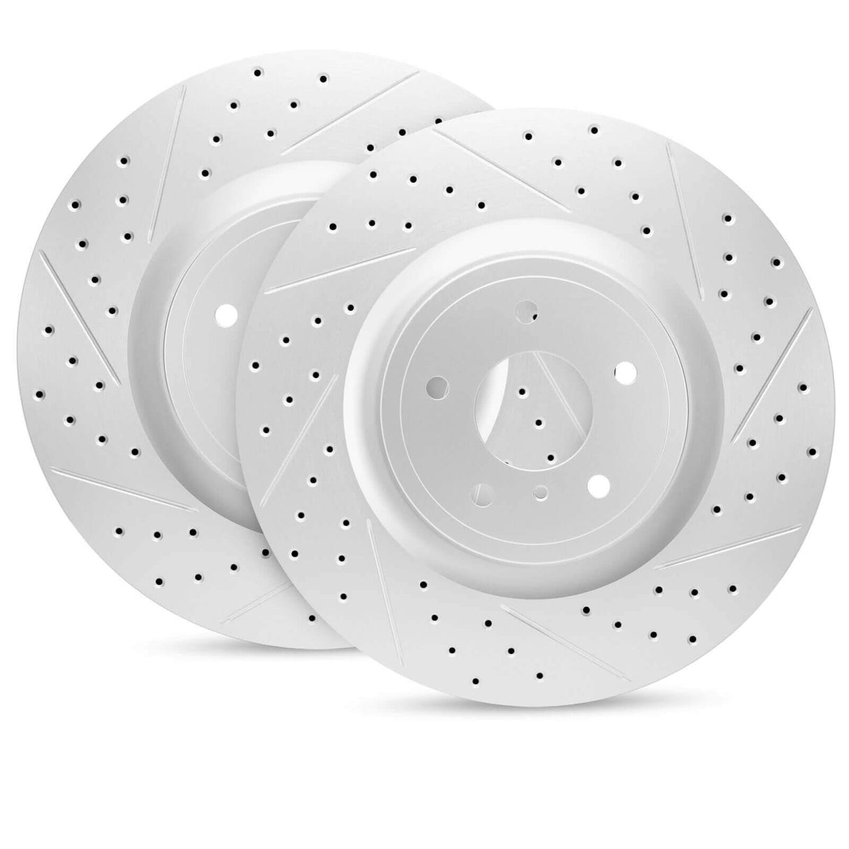 R1 Concepts® (19-24) Audi Q3/Quattro GEOMET® Drilled/Slotted Vented Rear Brake Rotors