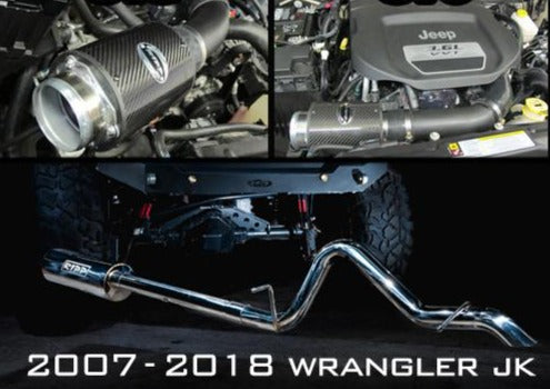 RIPP® (07-18) Wrangler JK 304SS Cat-Back Exhaust & Cold Air Intake System