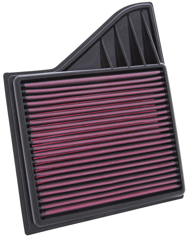K&N® 33-2431 - 33 Series Panel Red Air Filter (12.25" L x 9.625" W x 1.25" H)